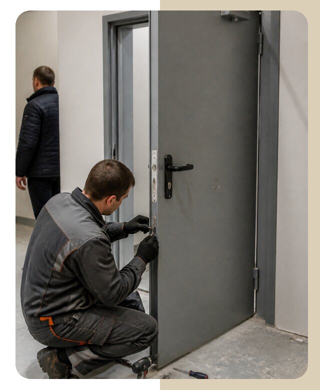 Ремонт противопожарной двери в Мытищах по цене 6601 р. | ДвериЛегко-Мтщ